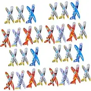 GARIOUANS Educational Flying Toys for Boys and Girls 36pcs Foam Airplane Models Hand Throwing Foam Planes Mini Plane Game Random Color