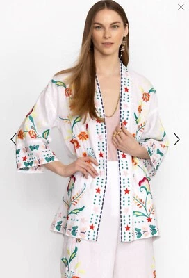 Johnny Was Averi Linen Kimono NEW W TAGS