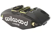 Wilwood 4 Piston Radial Mount Billet Powerlite Caliper 1.00"/1.00" Bore Size, 0.50" Disc Width, 7912 Pad Plate WB120-8724
