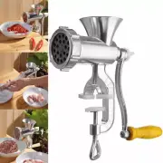 Table Hand Crank Manual Meat Grinder Mincer Stuffer Sausage Filler Maker Machine