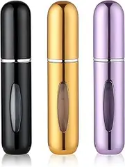 YOCASII Travel Perfume Bottle Refillable, Travel Size Empty Spray Bottles Perfume Atomizer, Mini Cologne Travel Bottle Refillable, Perfume Travel Refillable Bottles for Men and Women