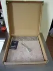 Seagull Pewter Canada Marble and Pewter Cheese Board and Pate Knife. New in box.
