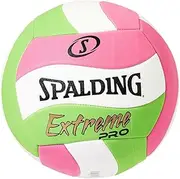 Spalding Extreme Pro Wave Volleyball, Green, Size 5
