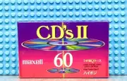 MAXELL CD'S II 60 VS. III TYPE II BLANK CASSETTE TAPE (1) (SEALED)