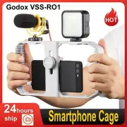 iPhone Smartphone Cage Video Rig Vlog Kit With Handle Grip: Godox VSS-RO1