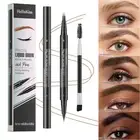 Waterproof Two-Head Eyebrow Pencil Natural Ultra-fine Eyebrow Tattoo 2025 UK