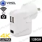 Home Wireless 128GB WIFI Smart Security Wall Power Adapter Camera Spy Hidden