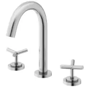 Vigo VG01308 Jewel 1.2 GPM Widespread Bathroom Faucet - Nickel