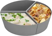 Slow Cooker Separator Liners | Stew Pot Dividers | Stew Liners - Leak-Proof Reusable Silicone Divider, Cook Three Dishes At The Same Time. Dishwasher Safe