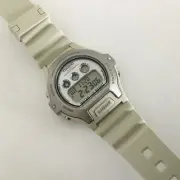 Casio Digital Ladies Watch Illuminator 3226 LW-202H Grey Band Silver Bezel