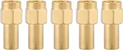 SMA Connectors Kit, 5 Pcs Coaxial Terminators SMA Male Connector RF Coaxial Matched Terminator Termination Load 50 Ohm 2W