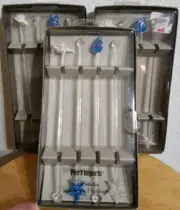 Pier 1 Imports Glass Drink Swizzle Stick Barware Starfish & Seashells New in Box
