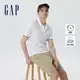 Gap 男女同款 Logo短袖POLO衫-白色(671975)