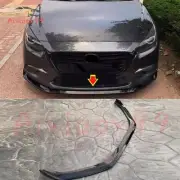 ABS Brilliant black Front Bumper Front Lip Corner Cover Trim For 2017-18 Mazda3