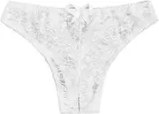 [Generic] Lingerie Sexy for Women Set 1PC Women Plus Lingerie Thong Floral Sexy Underwear Brief Crotchless Lace Panty Sheer Bras for Women Sexy Front Closure