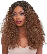 Gupcaqosjw Deep Wave Wig Human Hair | Long Curly Human Lace Front Wig with Breathable Mesh Cap | Realistic Adjustable Fashion Headwear, Hair Extensions for Natural Look