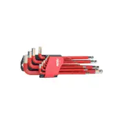 SP Tools 13Pcs Hex Key Set - Magnetic Ball Drive Jumbo SAE Chrome Vanadium Steel