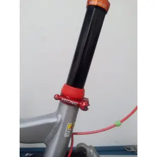 【小謙單車】全新自行車座管/座桿矽膠防水套/防塵套，25-30mm(小)（適合25.4/27.2mm直徑座管）-- 紅色