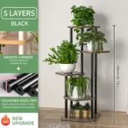 Plant Stand Stand for Flowers Wooden Storage Shelf 4/5/6 Tier Flower Shelf Plant
