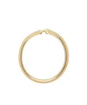 Coil chain necklace One size Gold