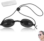AzureRay Infrared Safety Glasses for Solarium & Red Light Lamp, Ergonomic Solarium Glasses with UV Protection, Adjustable & Elastic, Ideal for Beauty Treatments & Tanning Protection