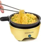 Nostalgia MSK5YW MyMini Personal Electric Skillet & Rapid Noodle Maker Cheese