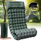 Camping Inflatable Mattress Air Mat Sleeping Pad Hiking Roll Up Bed Xmas Gift