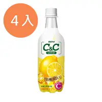 在飛比找蝦皮商城優惠-黑松汽水 C&C氣泡飲(檸檬口味) 500ml (4入)/組