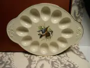 Lenox WINTER GREETINGS Nuthatch egg platter Plate New in box
