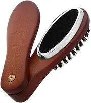 Yardenfun Multi-Functional Foldable Brush for Clothing and Shoes Dual-Sided Soft Fabric Cleaner Lint Remover Portable Shoe Horn