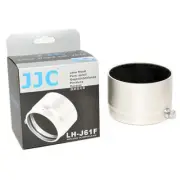 JJC LH-J61F Lens Hood Shade For Olympus Zuiko Digital ED 75mm F1.8 Silver LH-61F