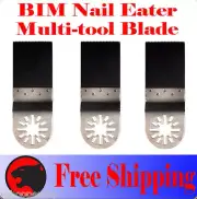 3 Pcs Nail Eater Oscillating MultiTool For Dremel Multi-max Bosch Multi-x Ridgid