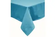 Cotton Blend Table Cloth Aqua by Hoydu