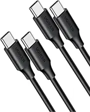 UGREEN 2 Pack 100W USB C Cable, Type C PD Fast Charging Cord, 480Mbps Data Transfer, for iPhone 16 Pro Max/15, MacBook Pro, iPad Pro 2024, Galaxy S24 S23, Pixel 9/8 Pro, Dell, Switch, Steam Deck, 1M