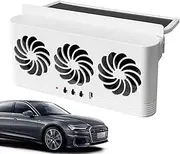 Car Exhaust Fan - Auto Cooling Air Circulation Fan - Small and Lightweight Air Circulation Tool for Small Car, SUV, Truck, Sedan, RV
