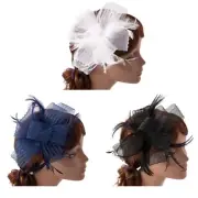 Vintage Pillbox Hat Tea Hat Fascinators Exquisite Rose for Theater