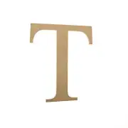 JoePaul's Crafts Greek Wooden Letters - 6" - Tau - Fraternity/Sorority Premiu...