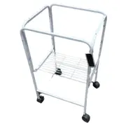 [Elite Pet Products] Trolley Bird Cage Stand on Wheels 40cm (White)