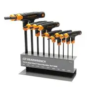 GearWrench 10 Piece Imperial Ball End T-Handle Hex Key Set - 83523
