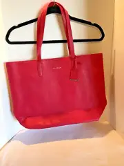 NWT Cole Haan Red Electra Women Tote w/Dustbag