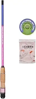 Moreeulsi Pocket Fishing Pole - Carbon Fiber Telescopic Casting Rod - Compact Tackle Stick, Lightweight Fishing Gear for Beginner Angler