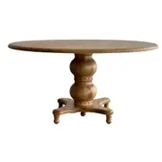 [Florabelle Living] Verona Oakwood 150cm Dining Table Round