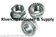 (1000) M4-0.7 Serrated Flange Lock Nuts 4mm x .7 Spin Whiz Nut M4x.7