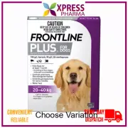 FRONTLINE PLUS Dogs 20-40kg PURPLE Flea Tick Treatment