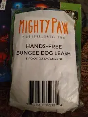 Mighty Paw Hands Free Dog Leash, Premium Running Dog Leash, (3 foot Grey)