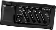 Kisangel 1Set Guitar Pickup Acoustic Guitar Equalizer Tuner Multi Function for Easy Installation and Pure Sound Capture for Repairing Folk Guitars