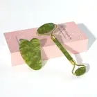 Jade Roller Gua Sha Set Facial Beauty Tools Skin Care Massager Green