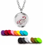 Essential Oil Diffuser Necklace Pendant Stainless Steel Zodiac Scorpio