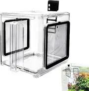 Rukjmqi Breeder Box for Fish Tank - Hatchery Incubator | Breeder Divider Incubator Accessory Hatching for Shrimp Guppy Seawater Isolation