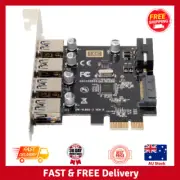 4 Ports PCI-E to USB 3.0 HUB PCI Express Expansion Card Adapter 5Gbps for Mother